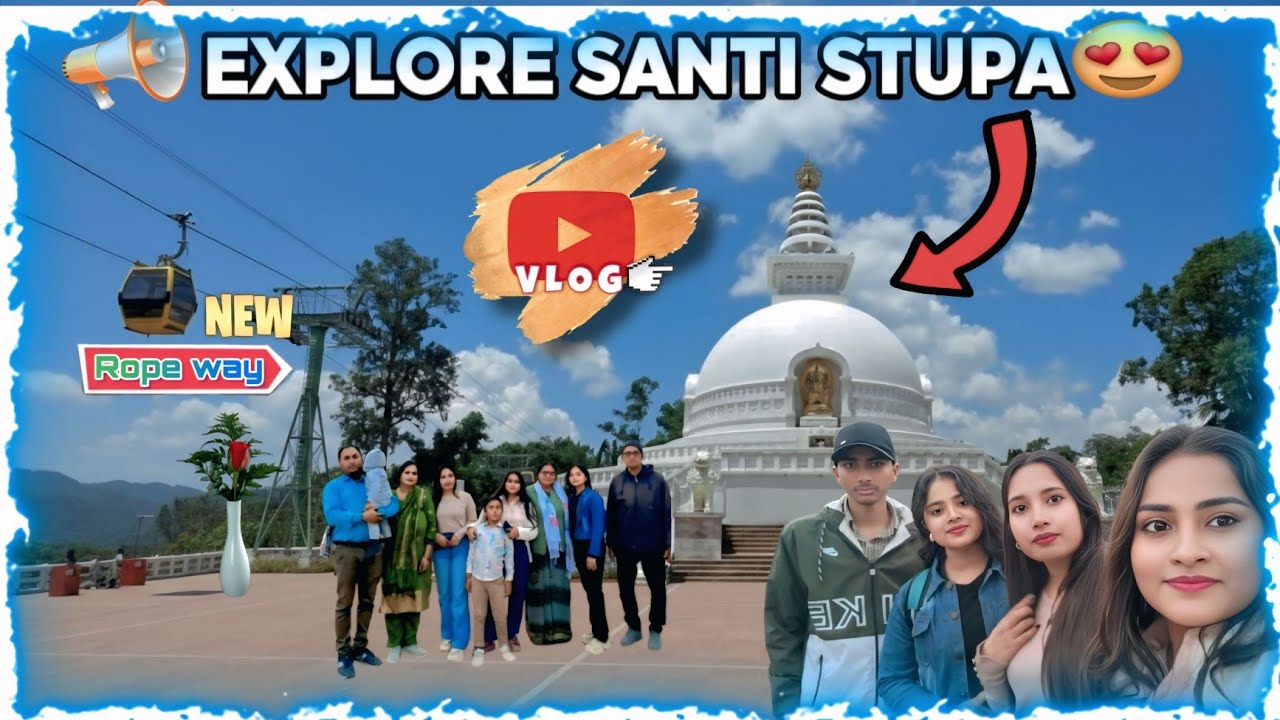DAYS-22/ EXPLORE SHANTI STUP,RAJGIR WITH FAMILY 🥰🥰#Rajgir #Trending #priyavlog #viral #mountains 