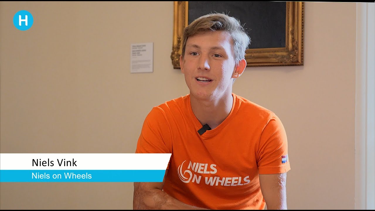 Niels Vink praat met de burgemeester over Paralympics | Helmond