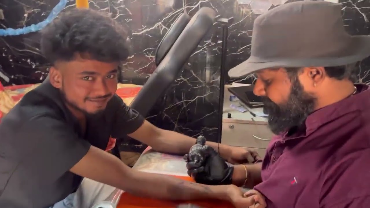 Visit Tattoo studio #tattoo #tattooartist #trending #youtube #youtubeshorts #youtubevideo #love #1k 