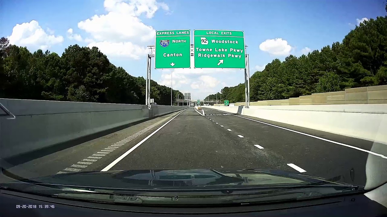 Atlanta's Northwest Corridor - I-575 Express Lane, Northbound