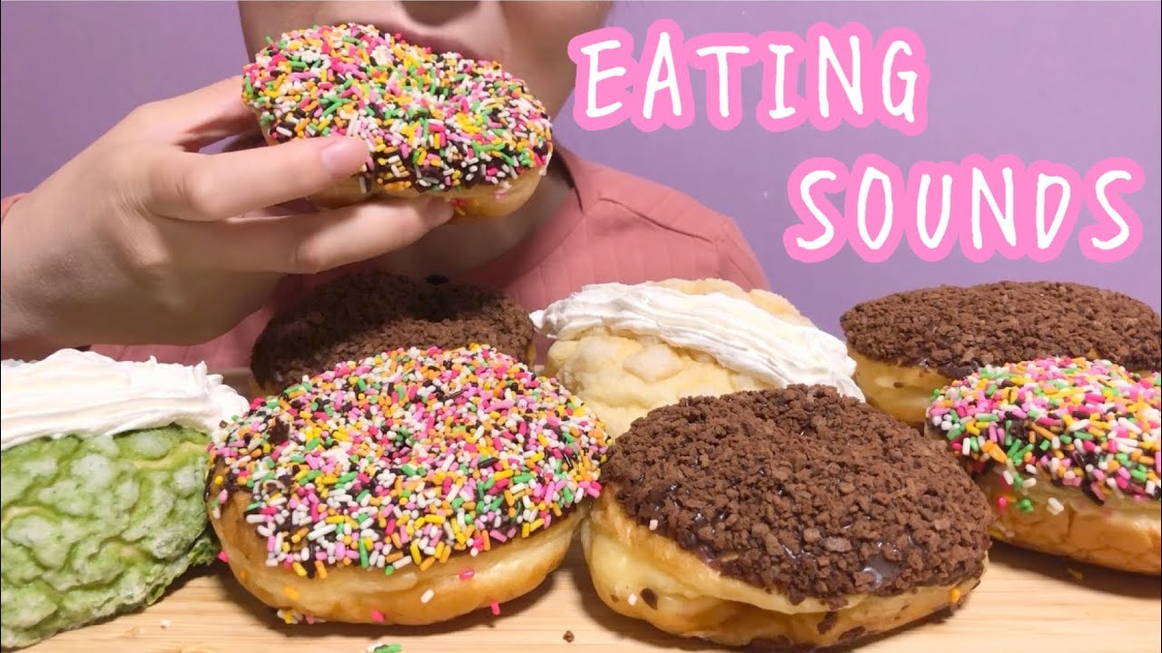 《Eating sounds》ドーナツ!メロンパン!