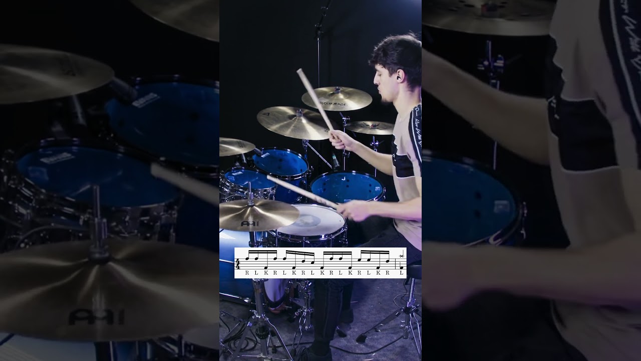 Learn this drum fill with RLK pattern ! Rafael Silva #drums