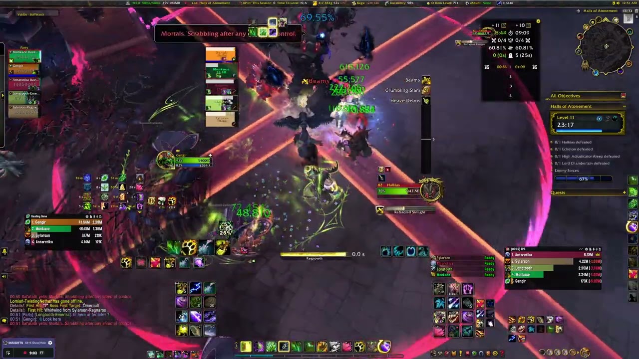 Halls of Attonement 11 - Resto Druid pov - War Within Season 3