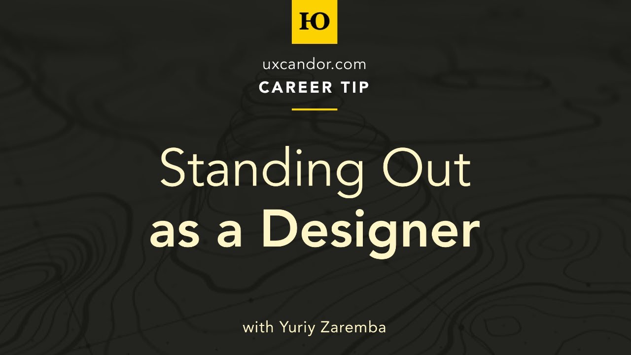 Standing out as a ux designer