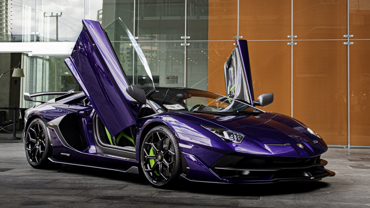Aventador SVJ Morado en México