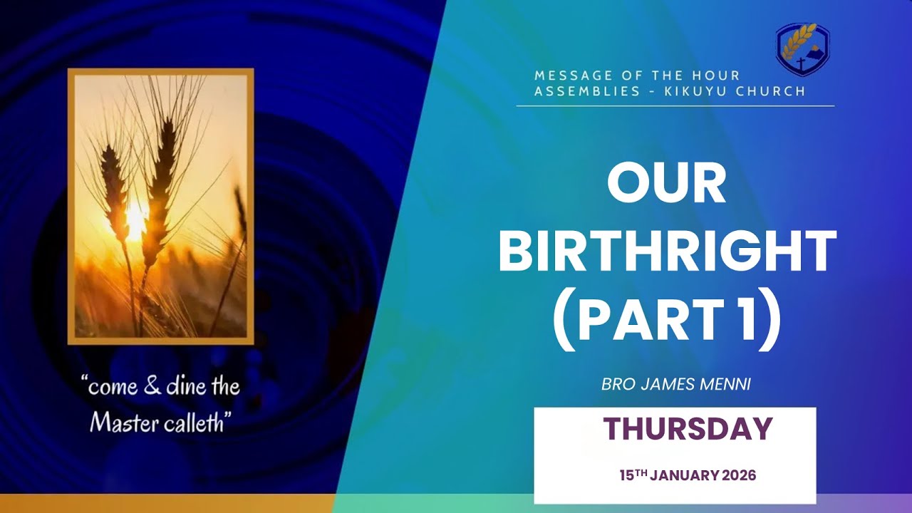 Thursday Fellowship | 15th January 2026