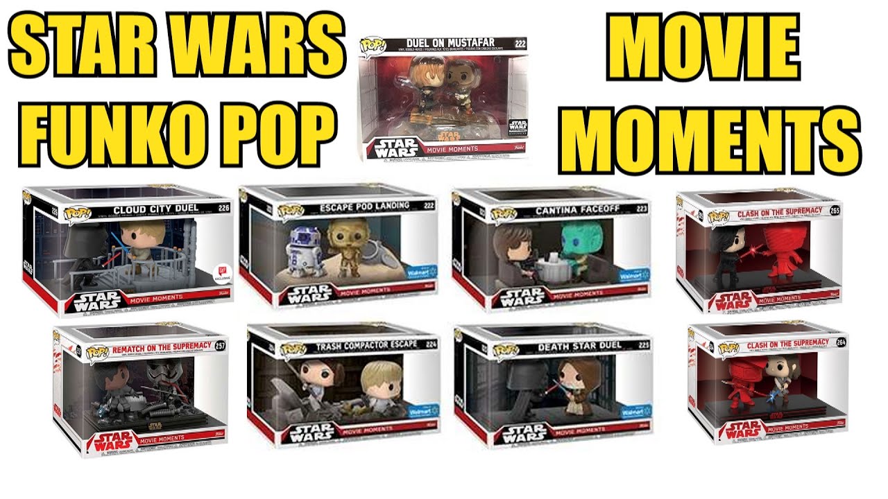 MI COLECCI&Oacute;N MOVIE MOMENTS STAR WARS FUNKO POP
