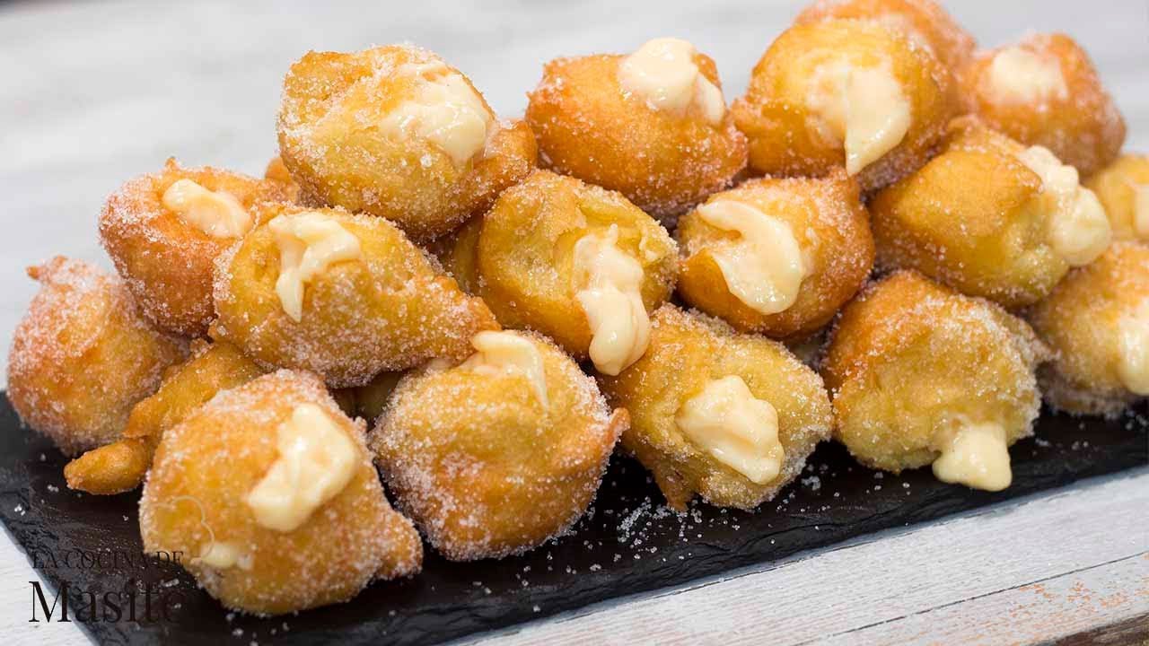 Con estos trucos harás los Buñuelos de viento rellenos de crema pastelera perfectos