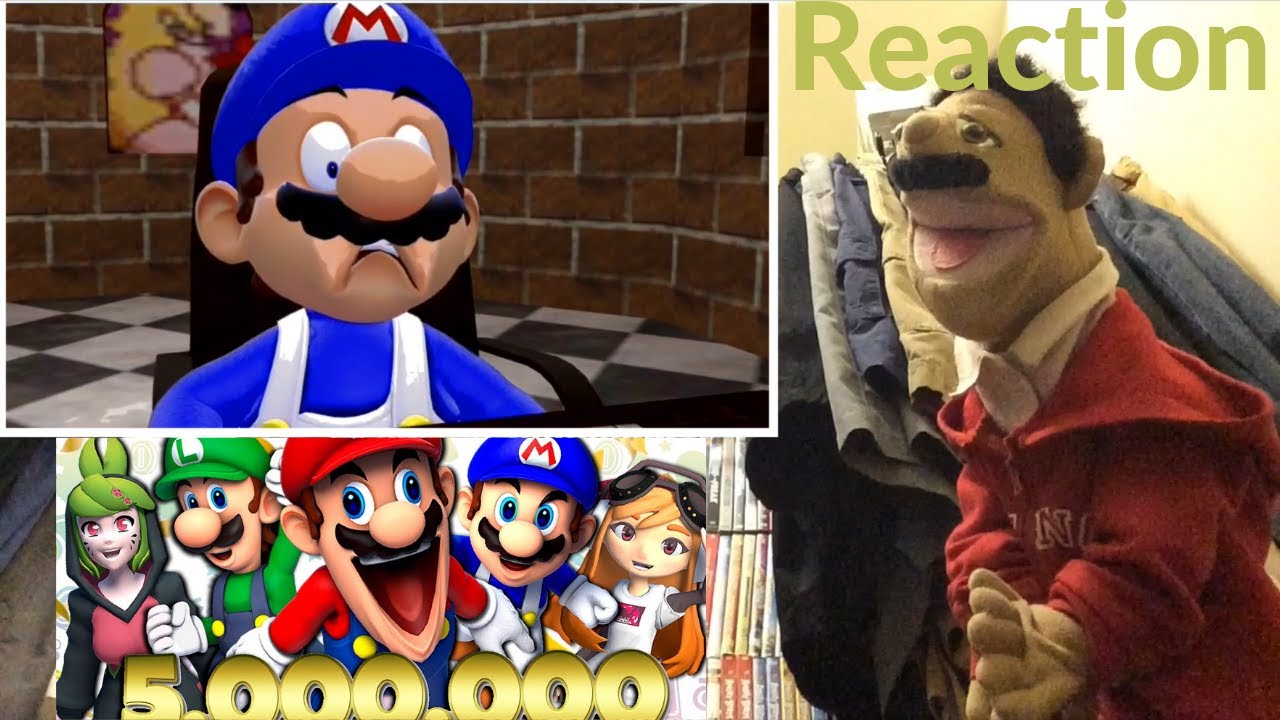 SMG4: Mario Relives Every Thing | The 5,000,000 Sub Special Reaction (Puppet Reaction)