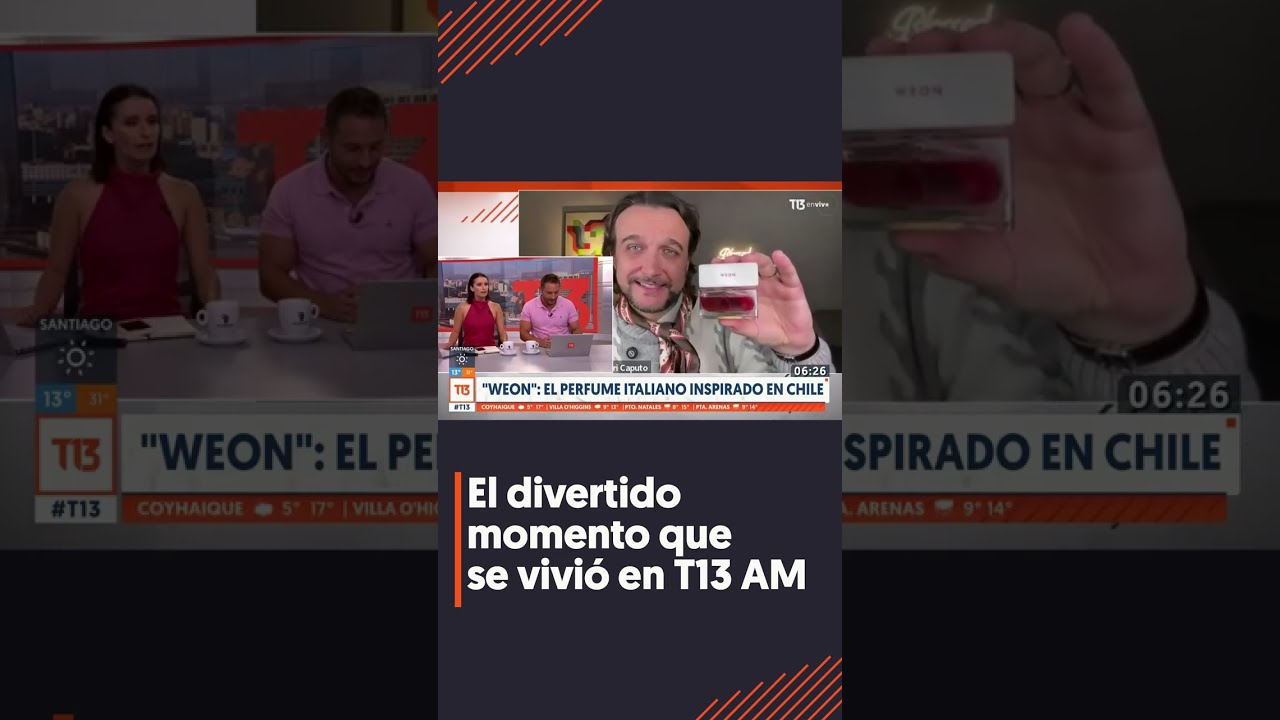 &iquest;Francesco Gazzella se puso 'weon'?: el divertido momento junto a Chantal Aguilar en T13 AM