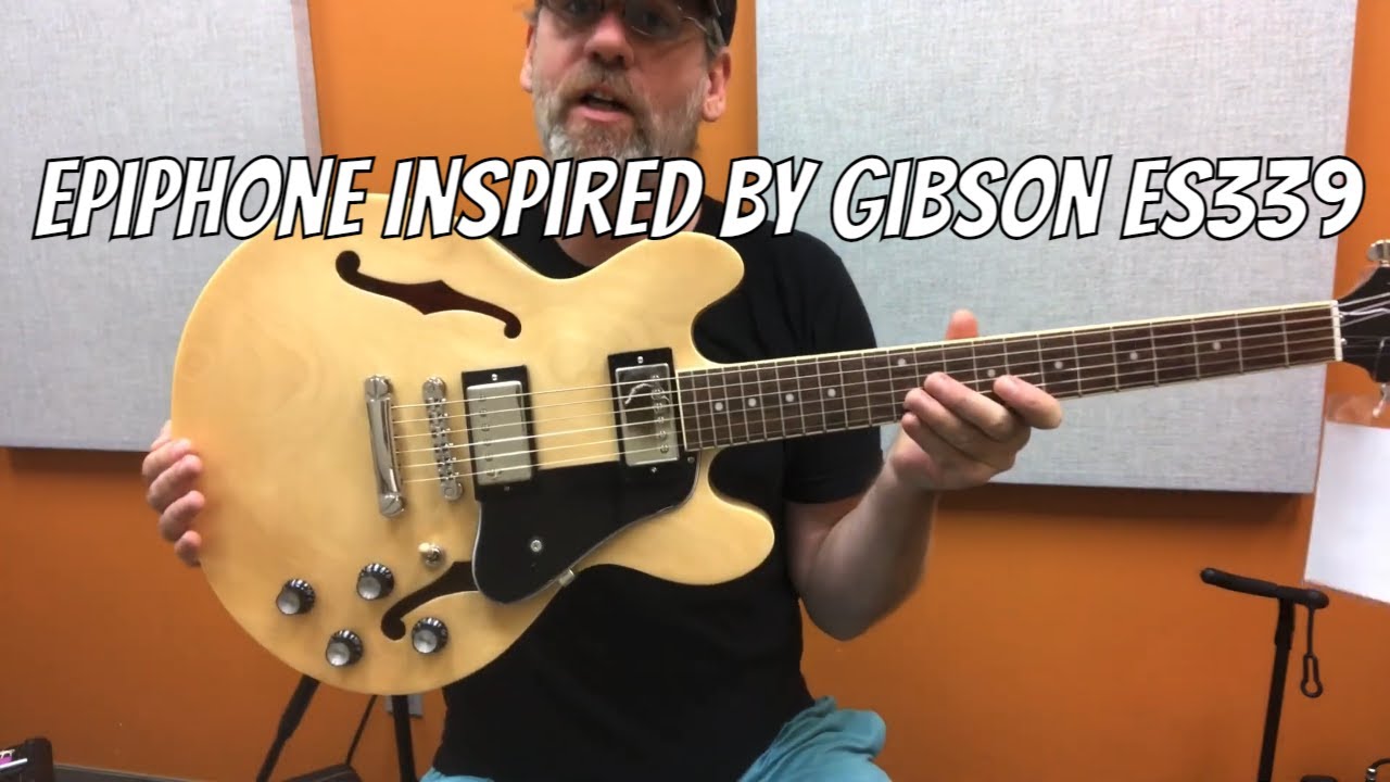 Epiphone, вдохновлённый Gibson ES339 — Natural Demo