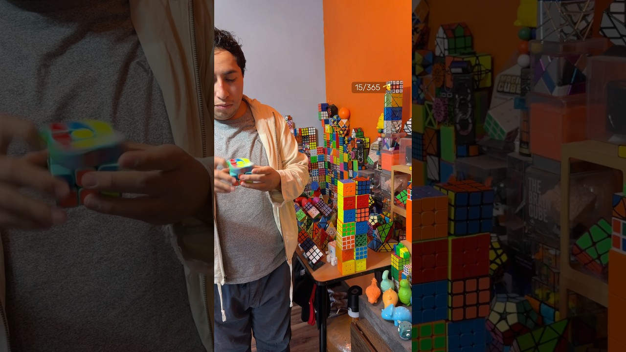 Armando un cubo de Rubik más, por cada día 💠 Día: 15/365 🫡 