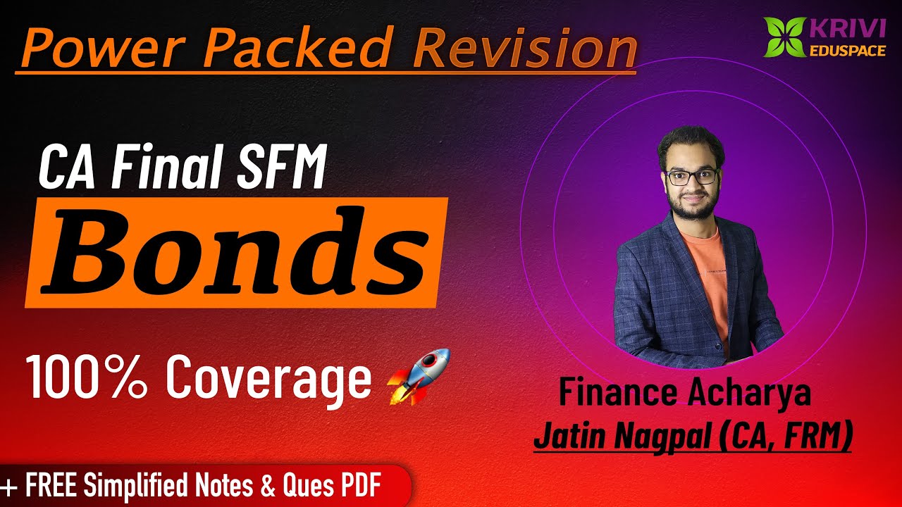 AFM Bonds Power Packed Revision | Security Valuation | Exam oriented | CA/CMA Final Fixed income