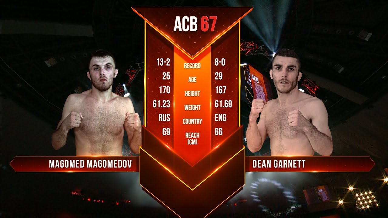 Магомед Магомедов vs. Дин Гарнетт | Magomed Magomedov vs. Dean Garnett | ACB 67