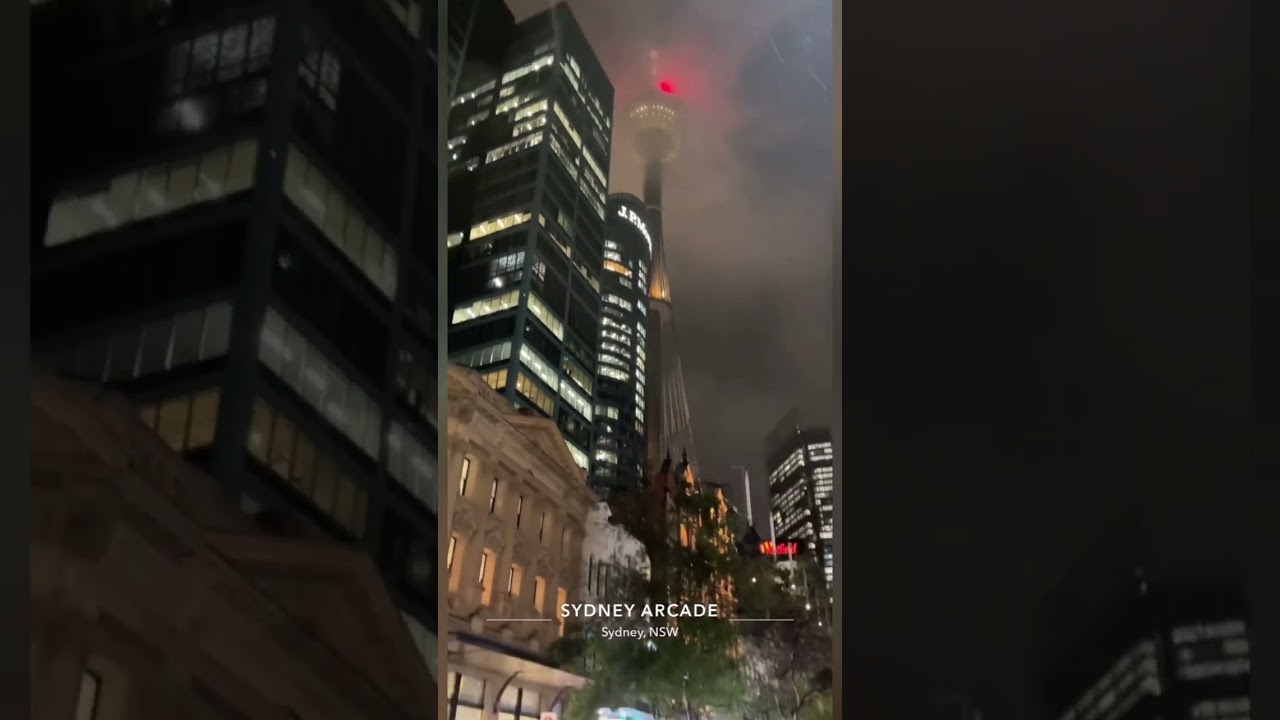 Clouds around Sydney tower eye 