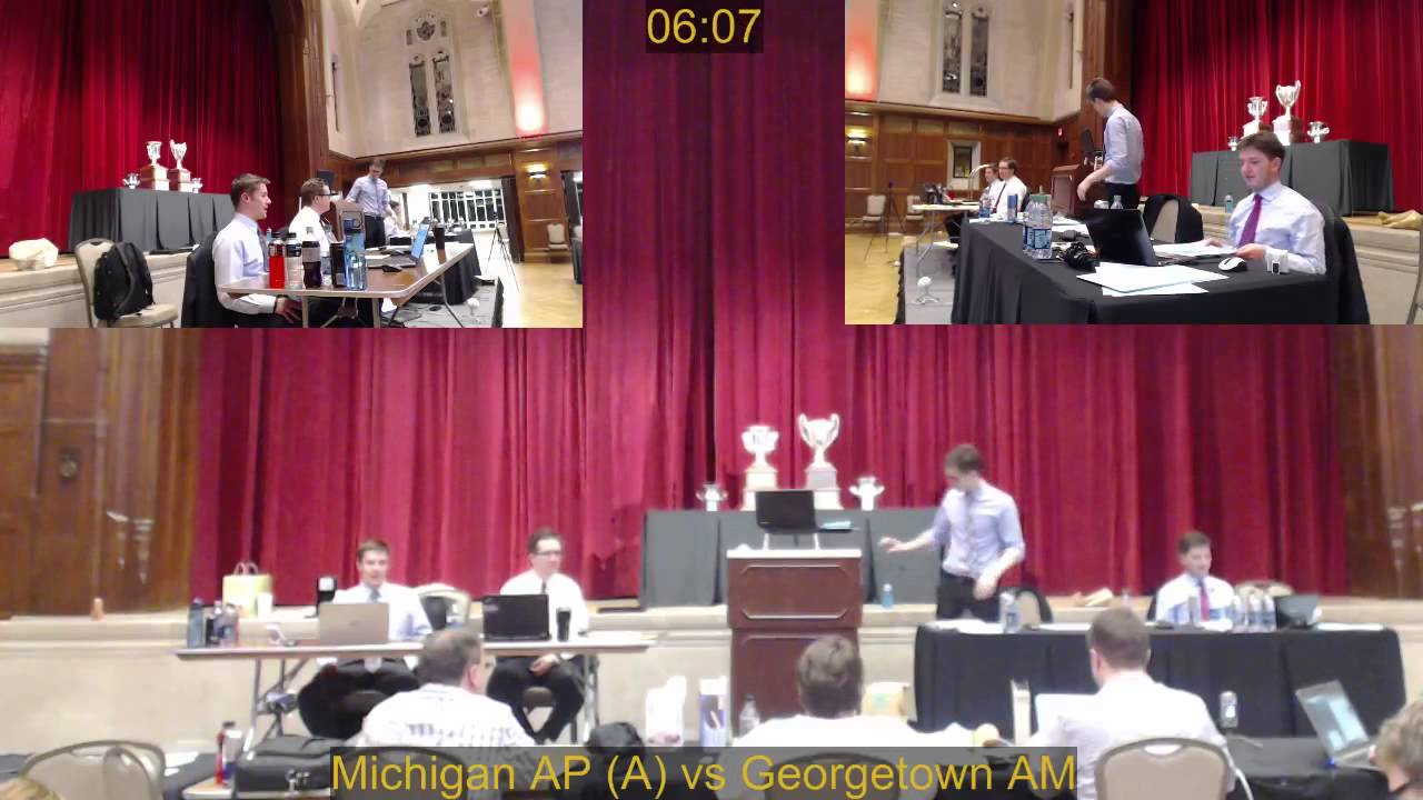 2014 NDT Finals - Georgetown AM vs Michigan AP