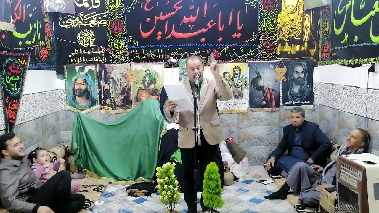 مولد الامام علي الأكبر (ع) الرادود أحمد الشمري  الشاعر احسان الحسناوي والشاعر جابر الكاظمي 