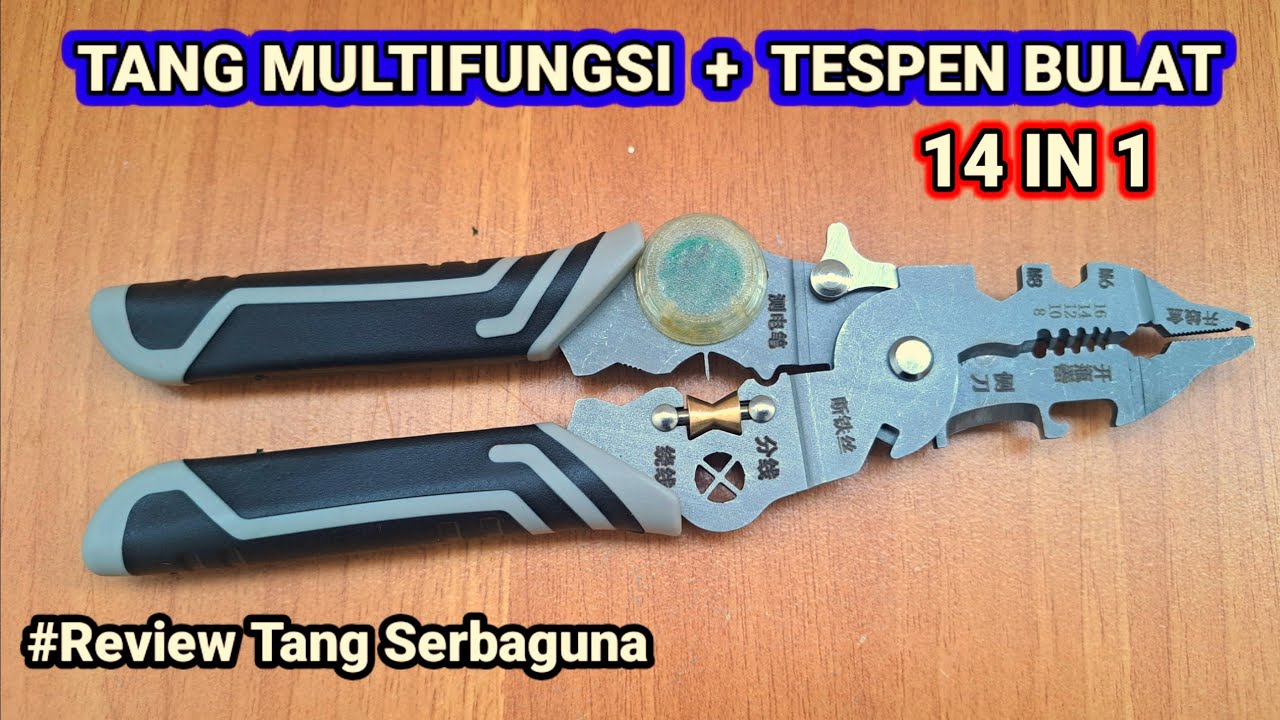 Tang Multifungsi 27 In 1 Anti Shock Krom || Tang Lipat 27 fungsi Tespen 