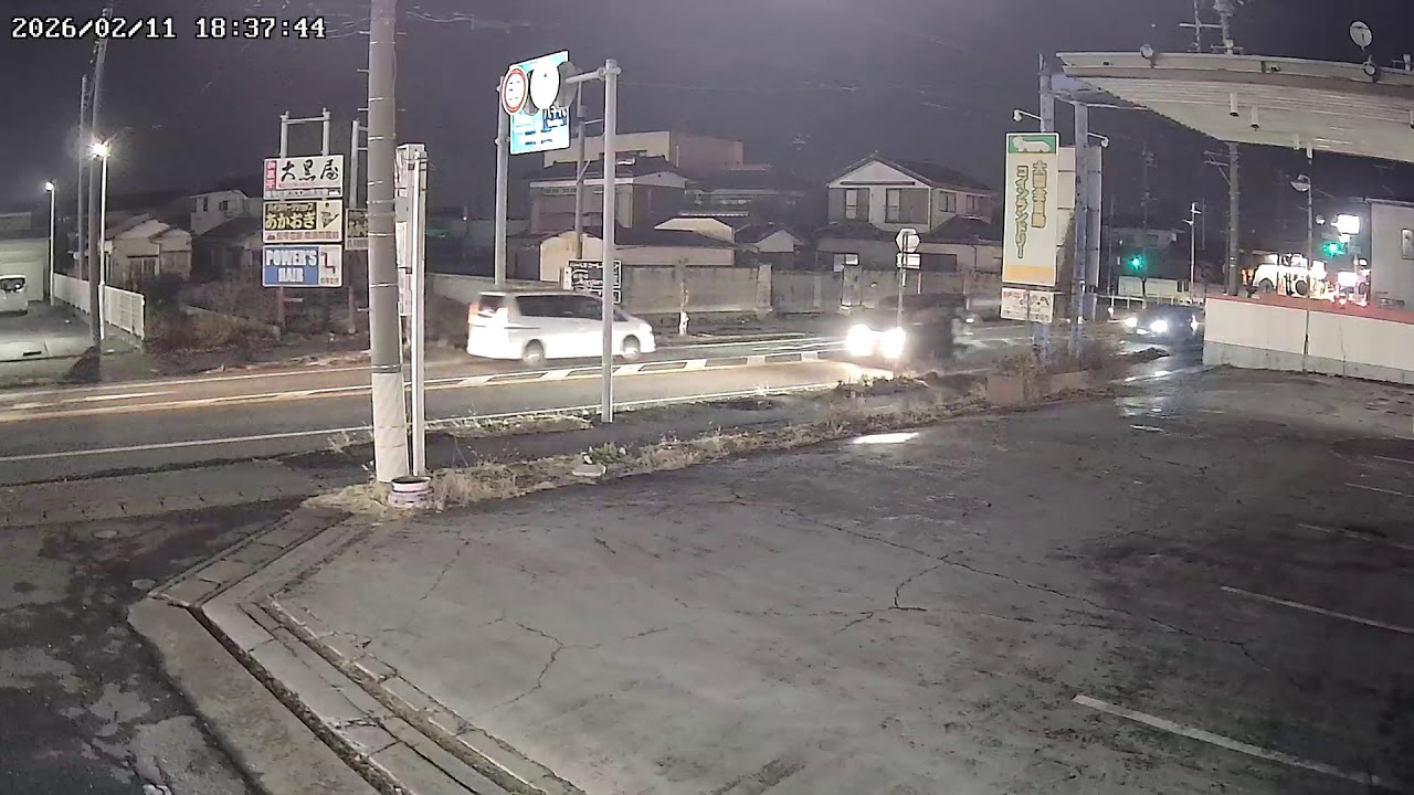 茨城県猿島郡道路沿いライブカメラ Ibaraki Sashimagun Live camera.world.cam