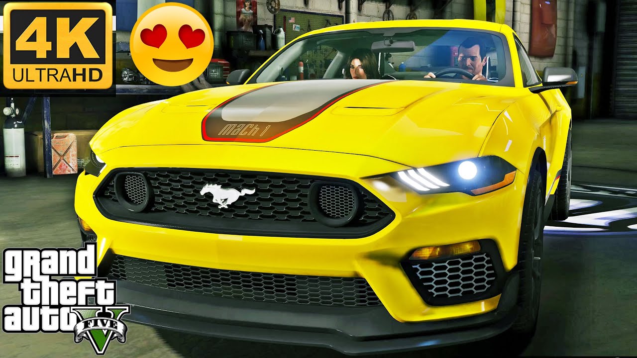 2021 Ford Mustang MACH 1 tuning - GTA V test drive !