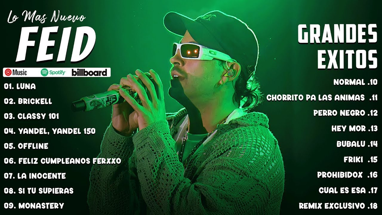 Feid 2024 - Nuevo Álbum de Feid 2024 (Álbum Completo)  Canciones Populares y Éxitos