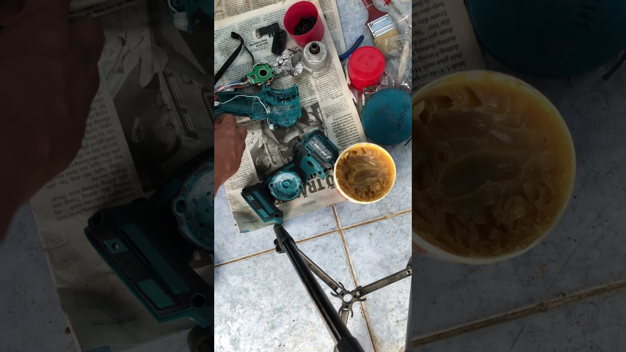Thay bạc makita 170