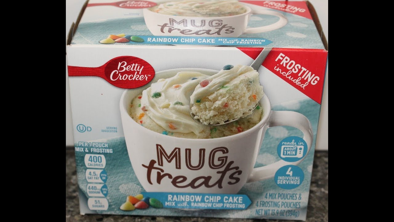 Betty Crocker Mug Treats: Rainbow Chip Cake Mix Review