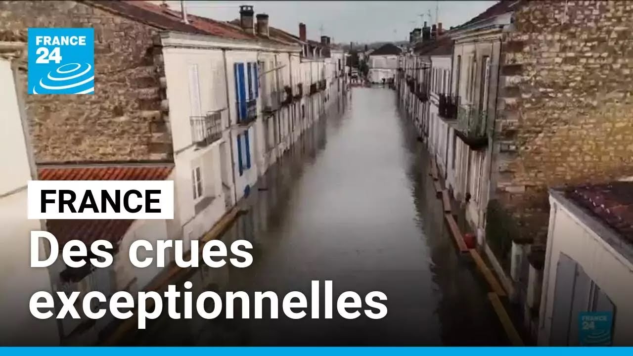 Inondations : L'ouest de la France sous les eaux &bull; FRANCE 24