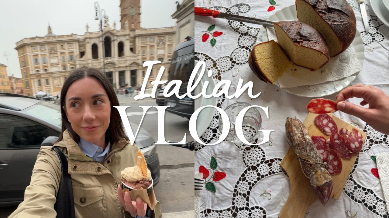 Italian vlog: vita quotidiana a Roma nella settimana di Pasqua (Sub)