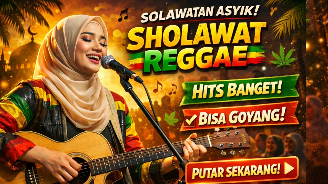 SHOLAWAT NABI MERDU BIKIN HATI TENANG 🎵 REGGAE | YA HANANA, WAHIDANA | SHOLAWAT TERBARU