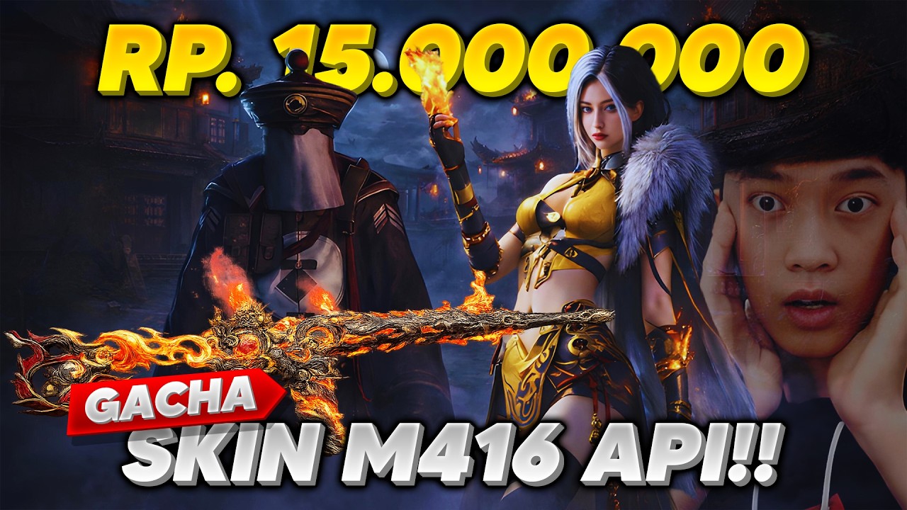 SAYA NEKAT TOP UP BUAT GACHA SKIN M4 API TERBARU SENILAI RP 15.000.000 ?! - PUBG MOBILE