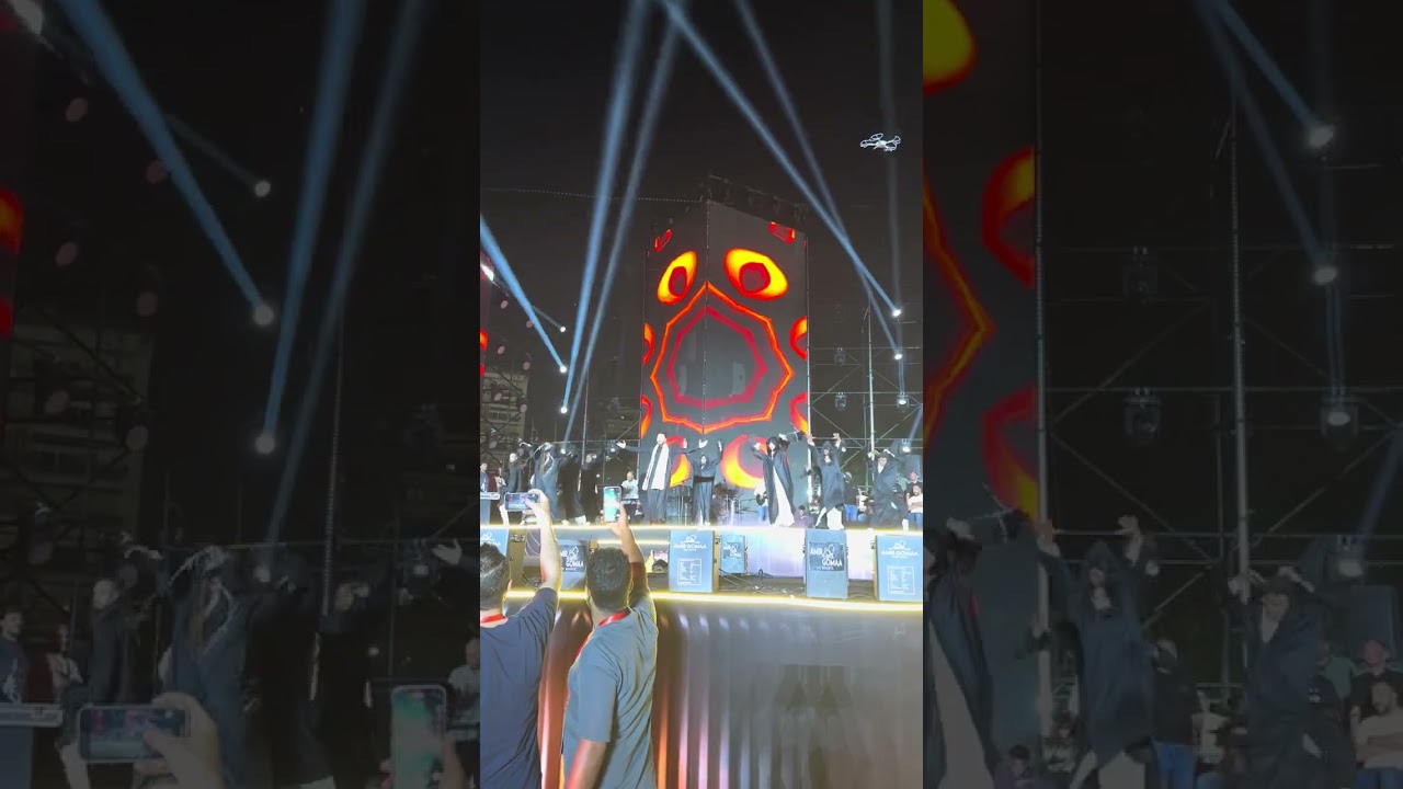 المداح ❤️😱حفله نادي شمس شاهد داخله حماده هلال كامله على مسرح الشمس
