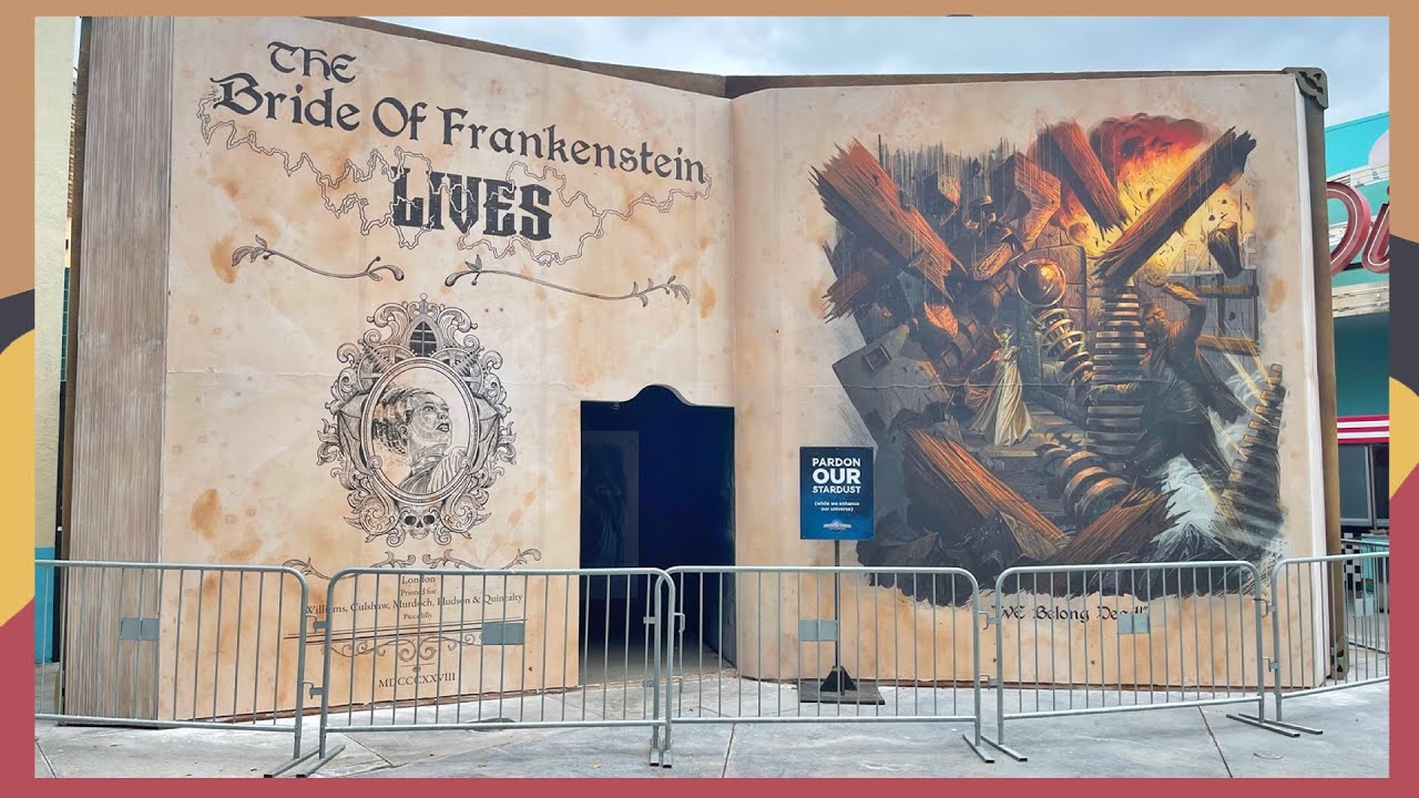 HHN Construction and Fun! 8/18 | Universal Studios Hollywood