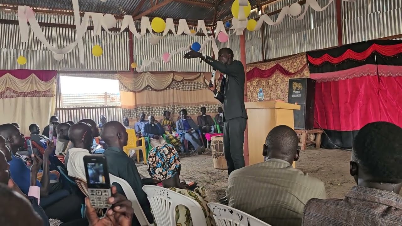 Pastor Deng Ghagha // C.T.C Int'l in Malakal; Give thank to God, and go on preaching the gospel.