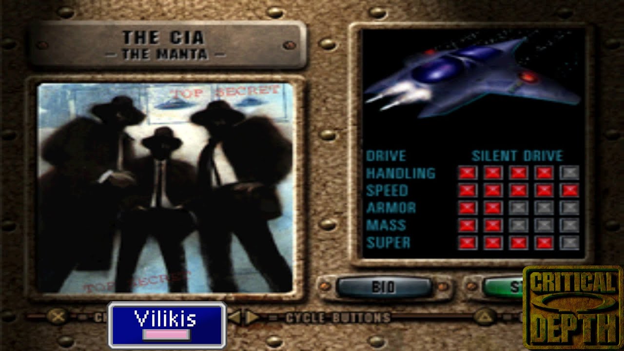 Critical Depth - The Manta/CIA Missions