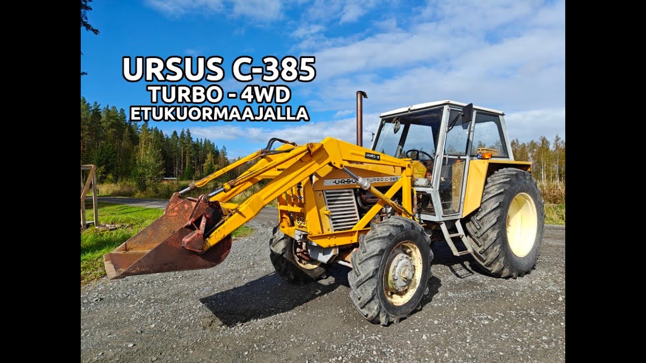 Ursus C-385 Turbo 4WD traktori