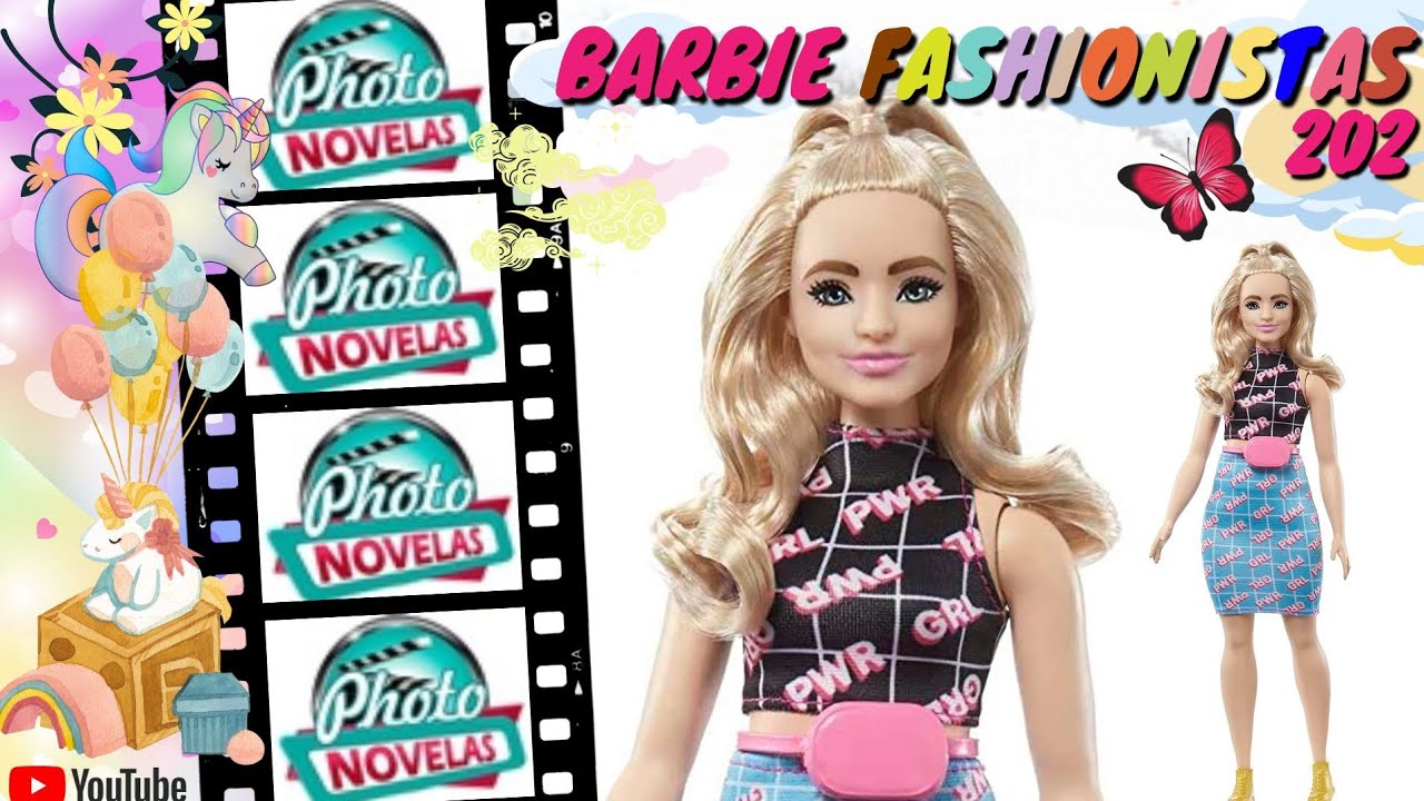 🏋🏻‍♂️ GIRL POWER, a #BarbieFashionistas 202, em rostinho Violet e madeixas loiras [Unbox e Review]