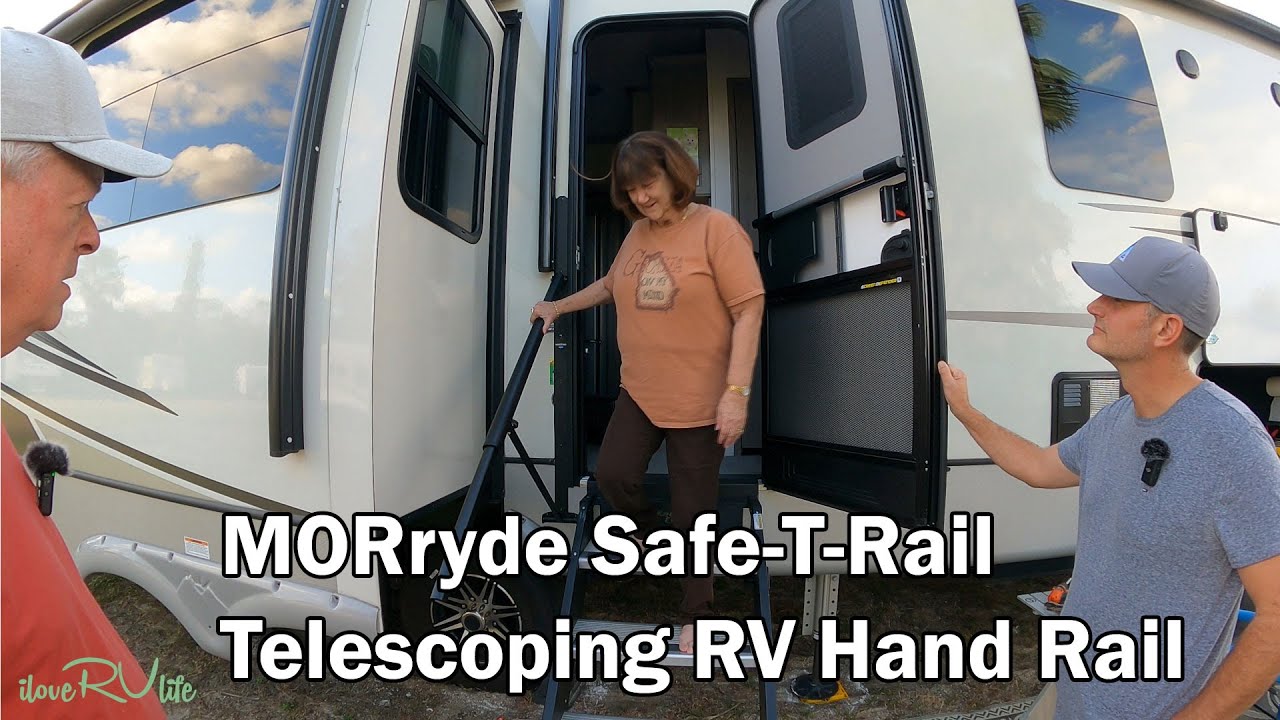 MORryde Safe T Rail Telescoping RV Hand Rail