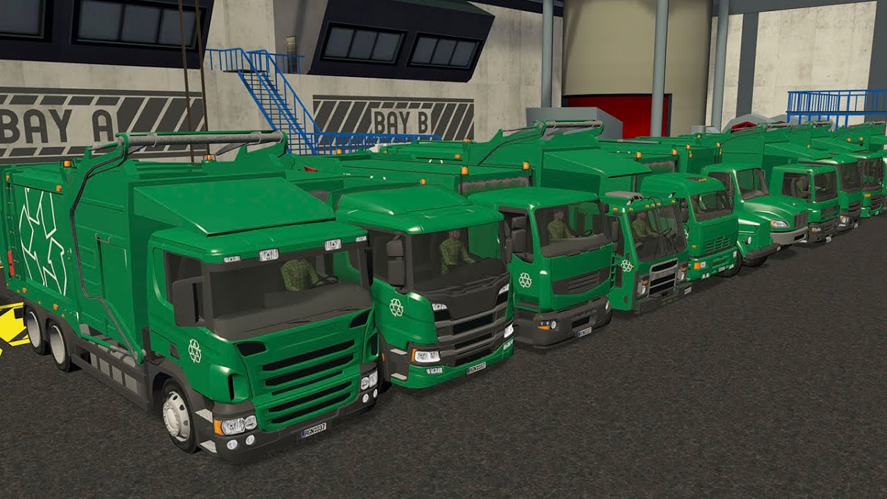 Hago dinero con la basura | Trash Truck Simulator