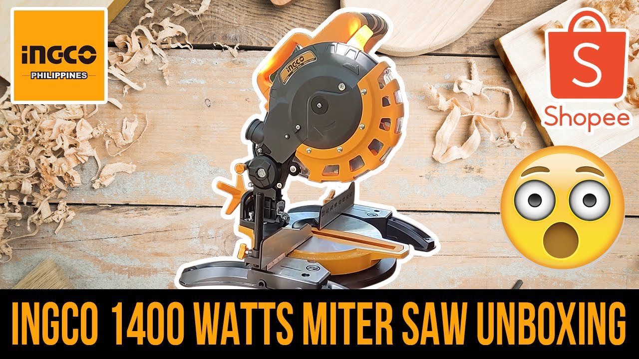 INGCO 1400 WATTS MITER SAW BMS14007 UNBOXING AND REVIEW 2023
