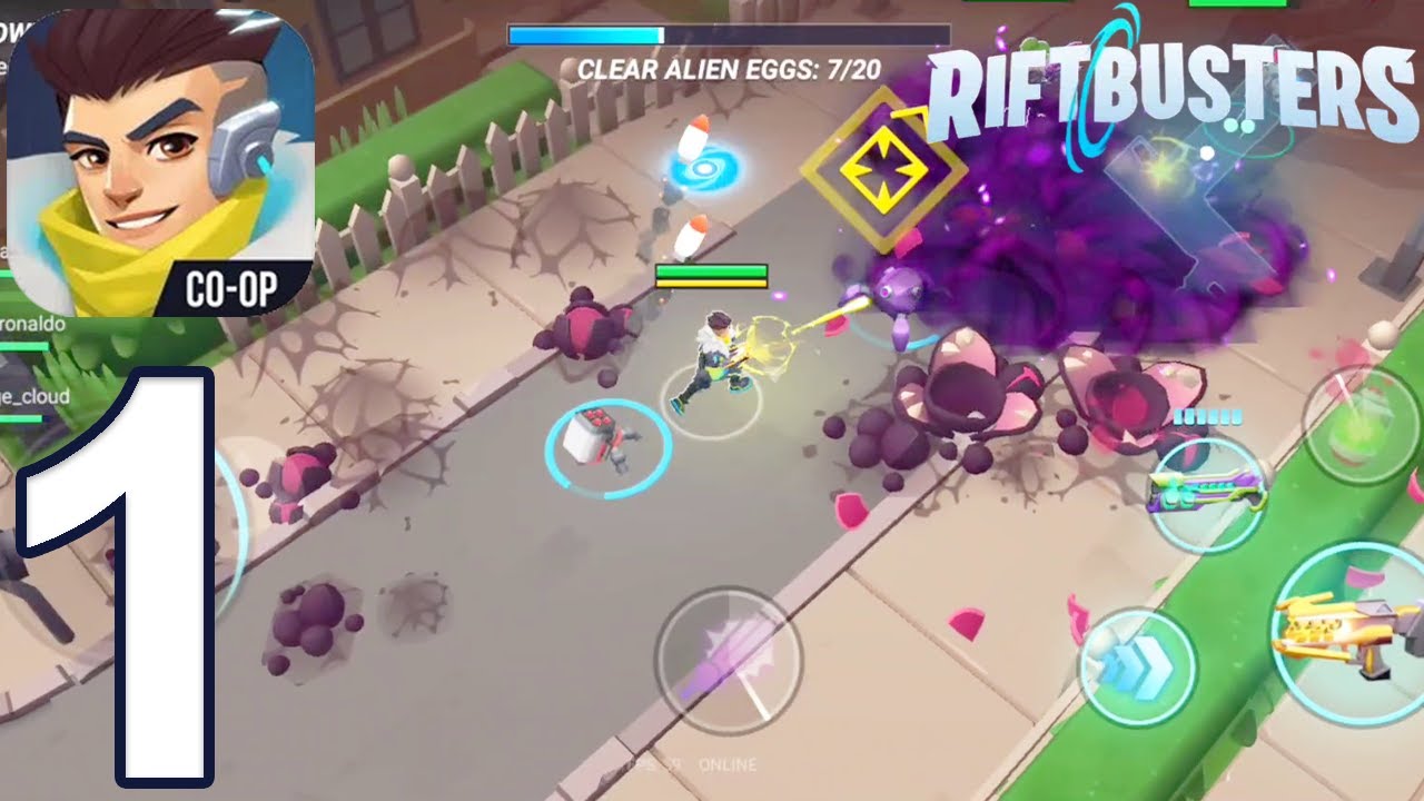 Riftbusters Action RPG Gameplay Walkthrough Part 1 - Tutorial (iOS, Android)