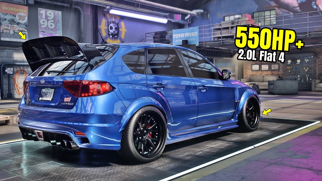 Need for Speed Heat Gameplay - 550HP+ SUBARU IMPREZA WRX STI Customization | WRX STI Max Build