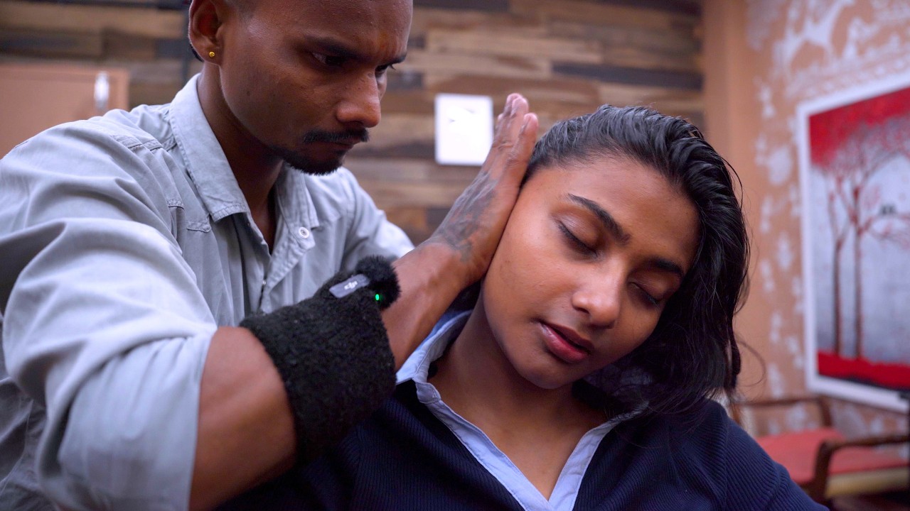 Master Cracker Scalp Rub Head Massage ASMR | Indian Massage