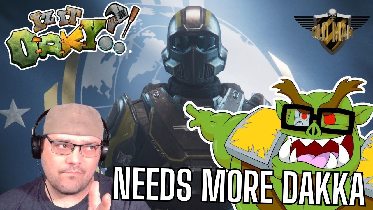 How ORKY wud da Helldiverz Boyz be in Warhammer 40,000!? from GimGam Glitzdakka - Reaction!