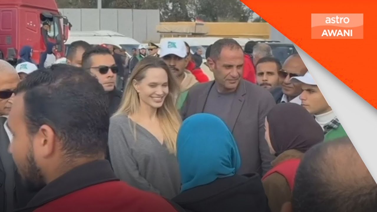 Angelina Jolie tinjau usaha bantuan ke Gaza