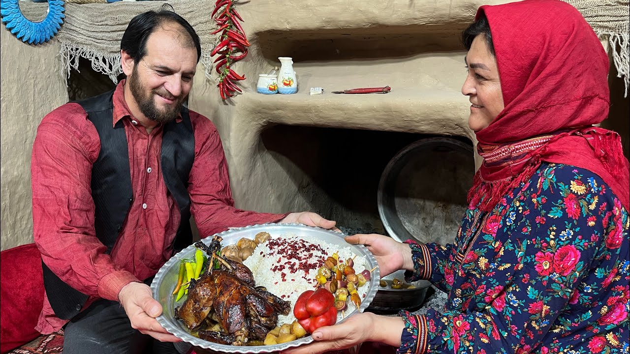 &ldquo;Persian Stuffed Chicken | Morgh Shekam Por with Barberry Rice&rdquo; 
