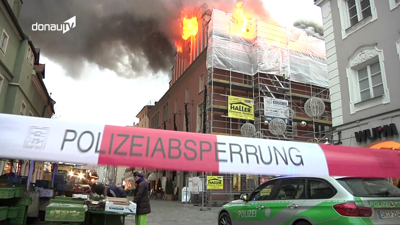 Erste Erkenntnisse – Polizei äußert sich erstmals zur Brandursache im Straubinger Rathaus!