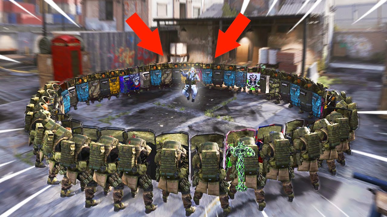 ALL 19 OF THEM USED THE NEW SUPER JUG SUITS ON ME AT THE SAME TIME!!! HIDE N' SEEK ON MODERN WARFARE