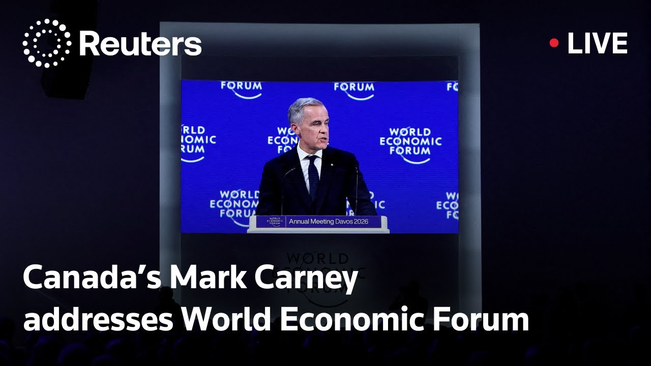 LIVE: Canadian PM Mark Carney addresses World Economic Forum in Davos