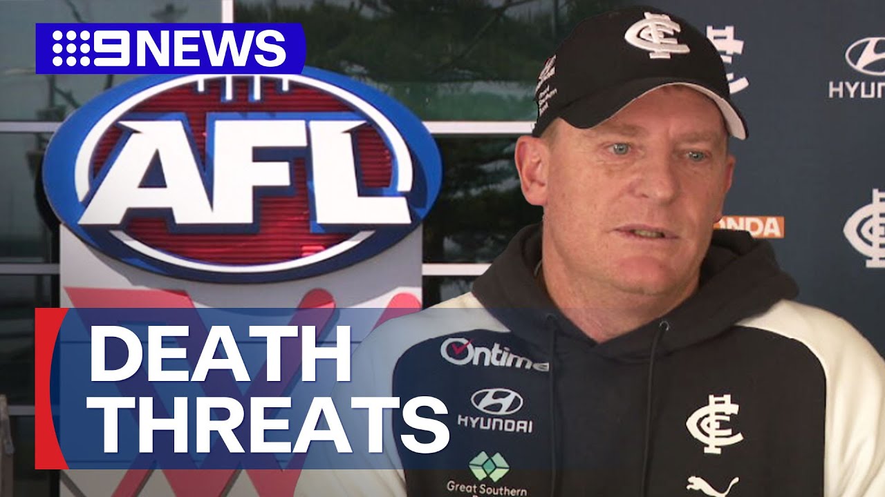 Potential lifetime ban for fan who sent death threats | 9 News Australia